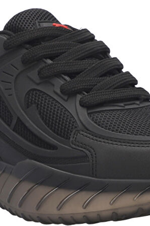 Slazenger TALIN Erkek Sneaker Ayakkabı Siyah / Kırmızı