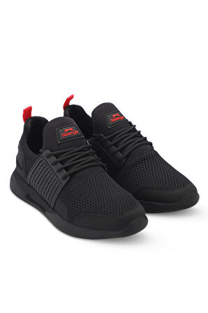 Slazenger TEND I Erkek Sneaker Ayakkabı Siyah / Kırmızı