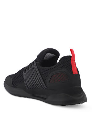 Slazenger TEND I Erkek Sneaker Ayakkabı Siyah / Kırmızı
