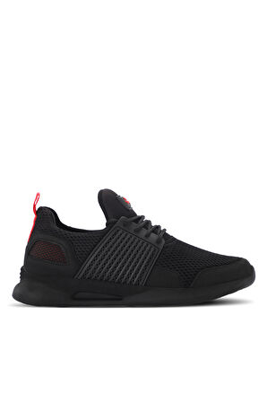 Slazenger TEND I Erkek Sneaker Ayakkabı Siyah / Kırmızı