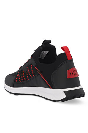 Slazenger TITAN I Erkek Sneaker Ayakkabı Siyah / Kırmızı