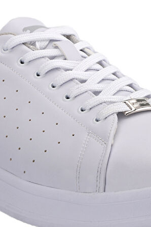 Slazenger PIANO I Büyük Beden Erkek Sneaker Ayakkabı Beyaz