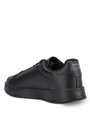 Slazenger PIANO I Büyük Beden Erkek Sneaker Ayakkabı Siyah / Siyah