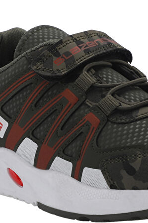 Slazenger ELIPS Çocuk  Haki Kamuflaj Sneaker