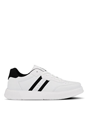 Slazenger ZIPPER I Erkek Sneaker Ayakkabı Beyaz / Siyah