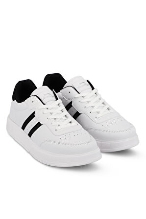 Slazenger ZIPPER I Erkek Sneaker Ayakkabı Beyaz / Siyah