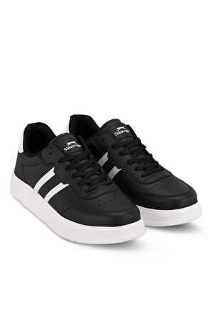 Slazenger ZIPPER I Erkek Sneaker Ayakkabı Siyah / Beyaz