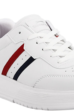 Slazenger ZIPPER I Kadın  Beyaz / Lacivert / Kırmızı Günlük Spor Ayakkabısı