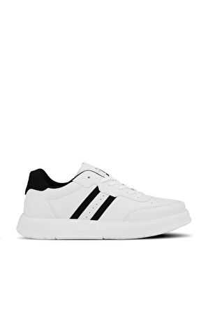 Slazenger ZIPPER I Kadın Sneaker Ayakkabı Beyaz / Siyah
