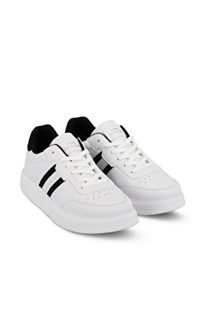 Slazenger ZIPPER I Kadın Sneaker Ayakkabı Beyaz / Siyah