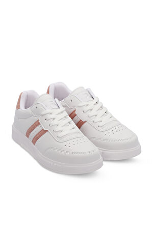 Slazenger ZIPPER I Kadın  Beyaz / Pembe Günlük Spor Ayakkabısı