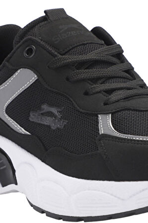 Slazenger ZOSIA Kadın Sneaker Ayakkabı Siyah / Koyu Gri