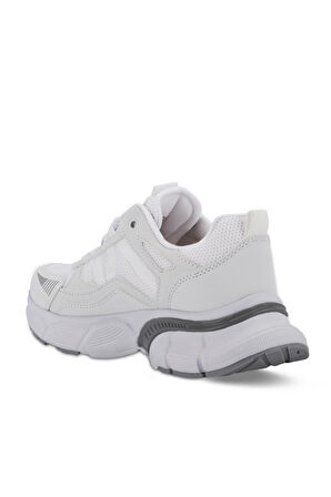 Slazenger ZELLA Kadın Sneaker Ayakkabı Beyaz / Gümüş