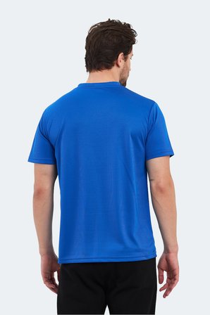 Slazenger OTAR I Erkek  Saks Mavi Tişört