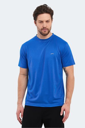 Slazenger OTAR I Erkek  Saks Mavi Tişört