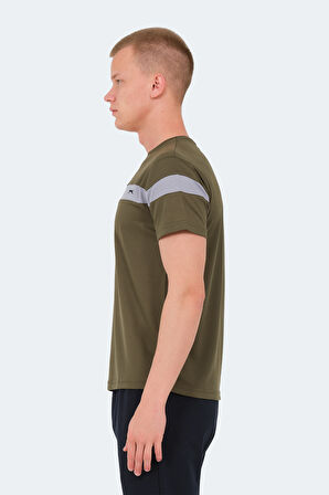 Slazenger OMIQ IN Erkek  Haki Tişört