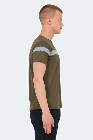 Slazenger OMIQ IN Erkek  Haki Tişört
