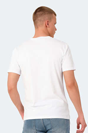 Slazenger VEERA IN Erkek Tişört Beyaz