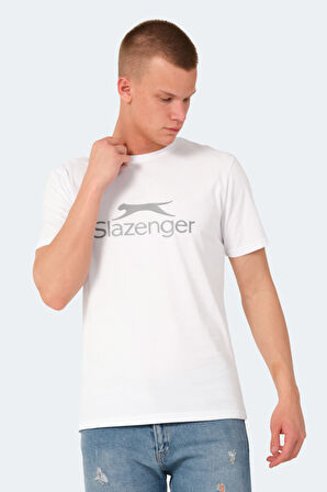 Slazenger VEERA IN Erkek Tişört Beyaz