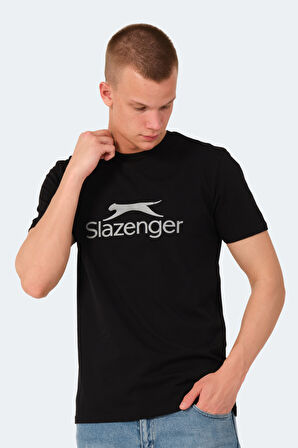 Slazenger VEERA IN Erkek Tişört Siyah