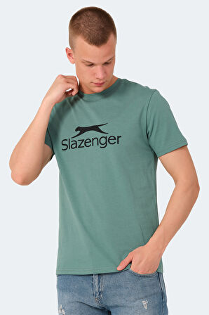 Slazenger VEERA IN Erkek Tişört Su Yeşili