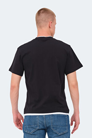 Slazenger VRENI Erkek  Siyah Tişört