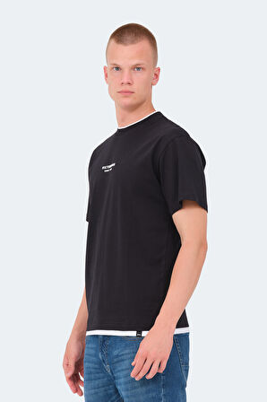 Slazenger VRENI Erkek  Siyah Tişört