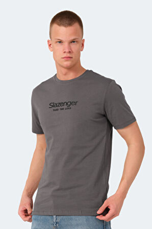 Slazenger VOITTO Erkek  Koyu Gri Tişört