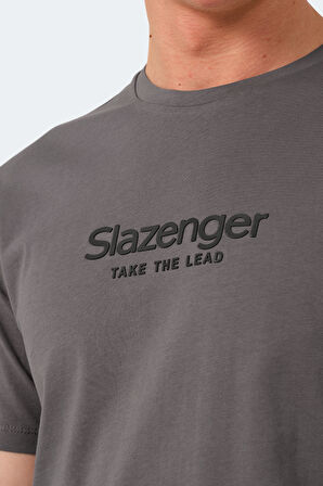 Slazenger VOITTO Erkek  Koyu Gri Tişört