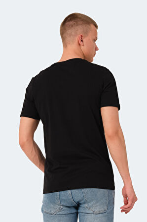 Slazenger VOITTO Erkek  Siyah Tişört