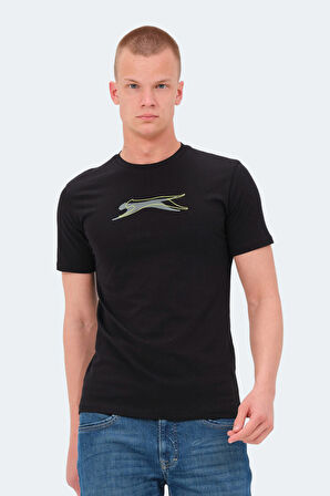 Slazenger VEDRAN KTN Erkek  Siyah Tişört