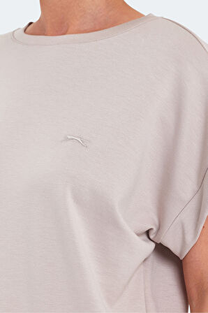 Slazenger VINKO I Kadın Tişört Taş Gri