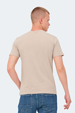 Slazenger VOLKER I Erkek  Bej Tişört