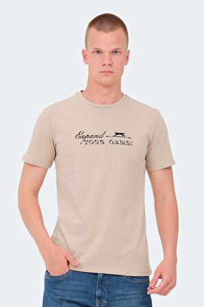 Slazenger VOLKER I Erkek  Bej Tişört