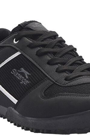 Slazenger ADRIAN I Kadın Sneaker Ayakkabı Siyah / Koyu Gri