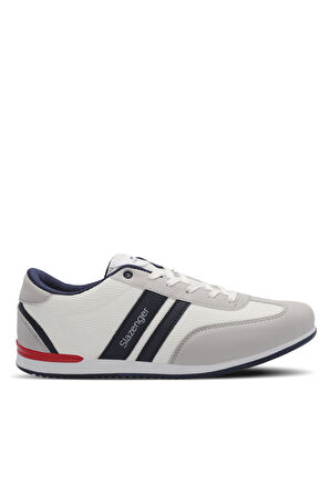 Slazenger ACORD I Erkek Sneaker Ayakkabı Beyaz / Lacivert
