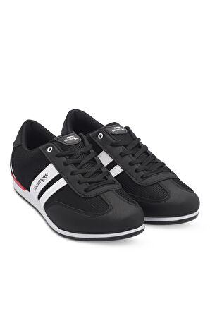 Slazenger ACORD I Erkek Sneaker Ayakkabı Siyah / Beyaz