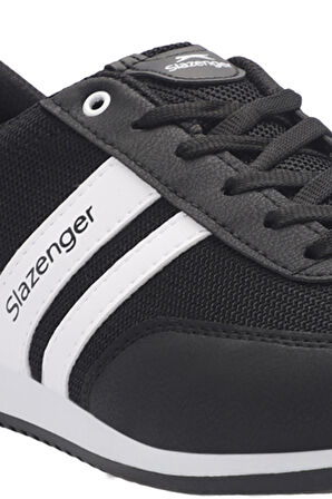 Slazenger ACORD I Erkek Sneaker Ayakkabı Siyah / Beyaz