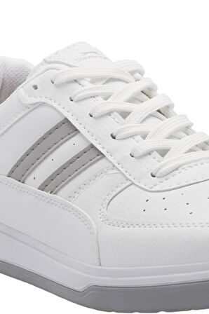 Slazenger ALASTAR I Erkek  Beyaz / Gri Günlük Spor Ayakkabısı