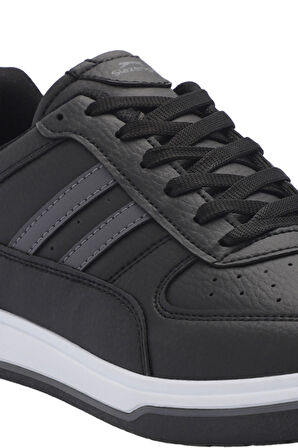 Slazenger ALASTAR I Erkek  Siyah / Koyu Gri Günlük Spor Ayakkabısı