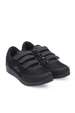 Slazenger AGATHA I Kadın Cırt Cırtlı Siyah / Siyah Günlük Spor Ayakkabısı