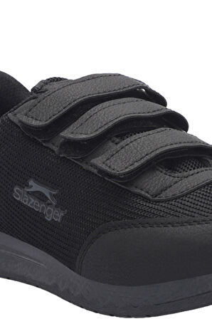 Slazenger AGATHA I Kadın Cırt Cırtlı Siyah / Siyah Günlük Spor Ayakkabısı