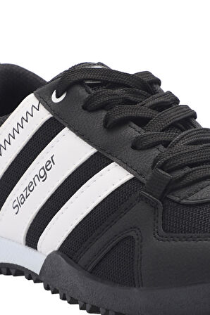 Slazenger ALGAR I Kadın  Siyah / Beyaz Günlük Spor Ayakkabısı