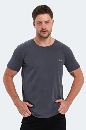 Slazenger KRESTEN I Erkek  Koyu Gri Tişört