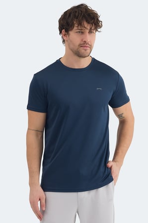 Slazenger OMAR KTN Erkek  Indigo Tişört