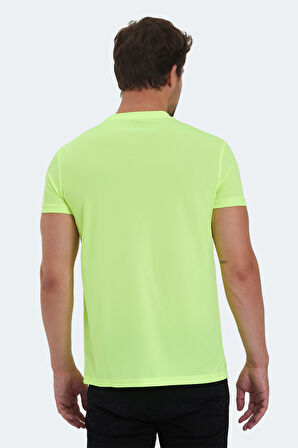 Slazenger OMAR KTN Erkek  Neon Sarı Tişört