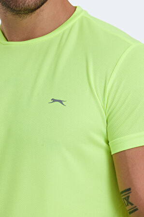Slazenger OMAR KTN Erkek  Neon Sarı Tişört