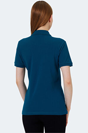 Slazenger VERA I Kadın Polo Yaka Petrol Tişört