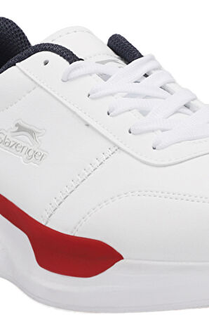 Slazenger MARTINE I Erkek Sneaker Ayakkabı Beyaz / Lacivert / Kırmızı