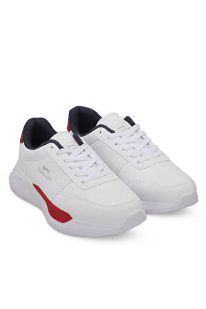 Slazenger MARTINE I Erkek Sneaker Ayakkabı Beyaz / Lacivert / Kırmızı